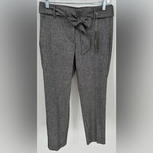 LOFT Marisa Slim Through The Leg Linen Dress Pants